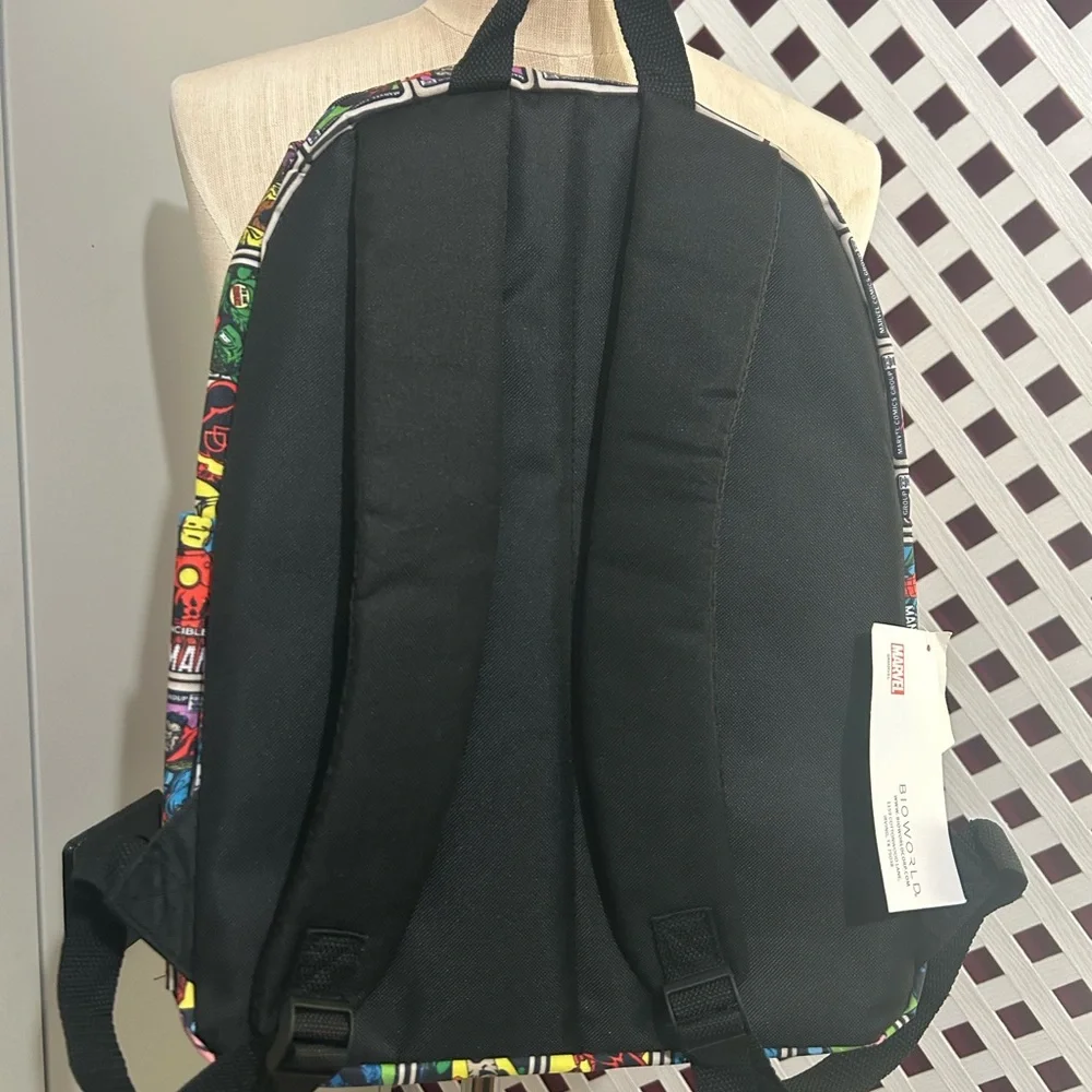 Marvel Multicolor Comic Panel Kids Backpack - Picture 2 of 2
